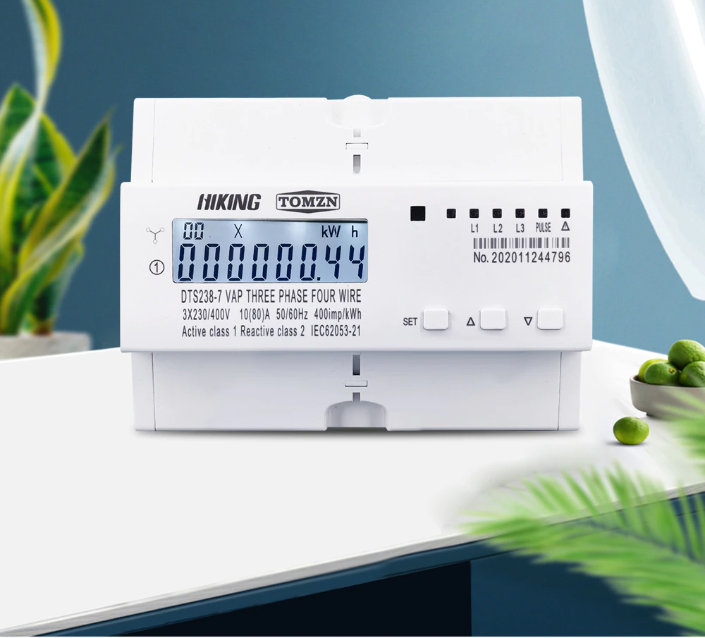 3 Fazowy Licznik Pomiar Prądu 80A - obrazek 4