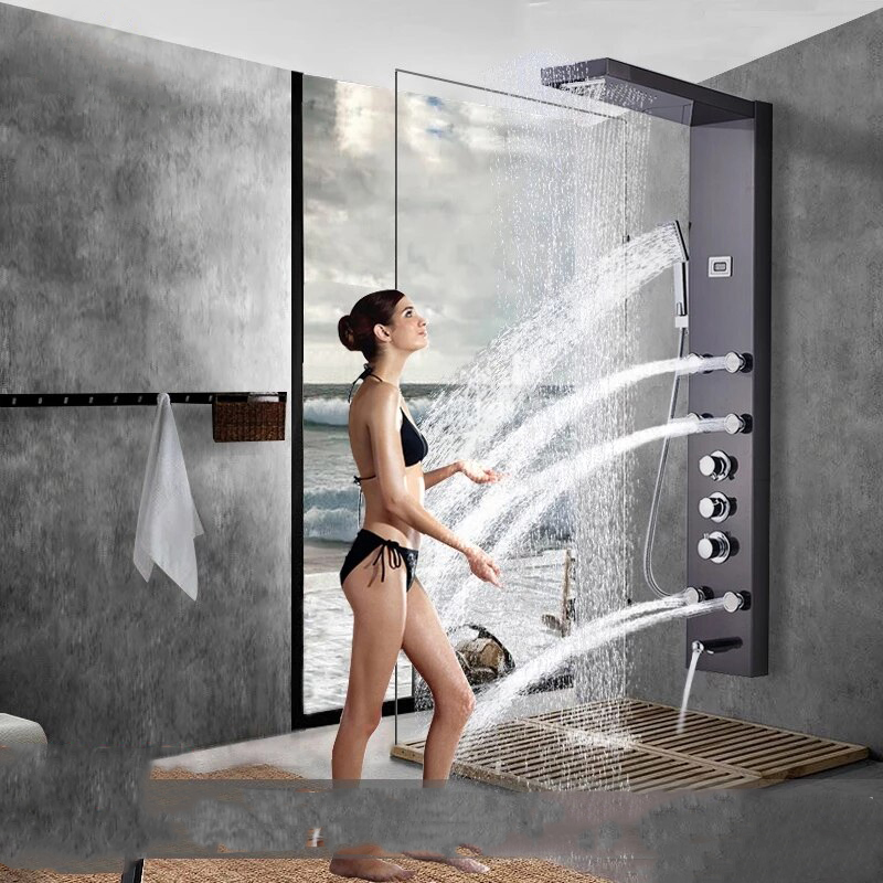 Zestaw Prysznicowy deszczownica + Hydromasaż termostat - obrazek 5