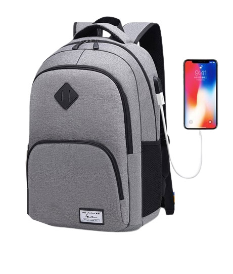 FASHION AFRETER Plecak na laptopa z portem USB 15,6''