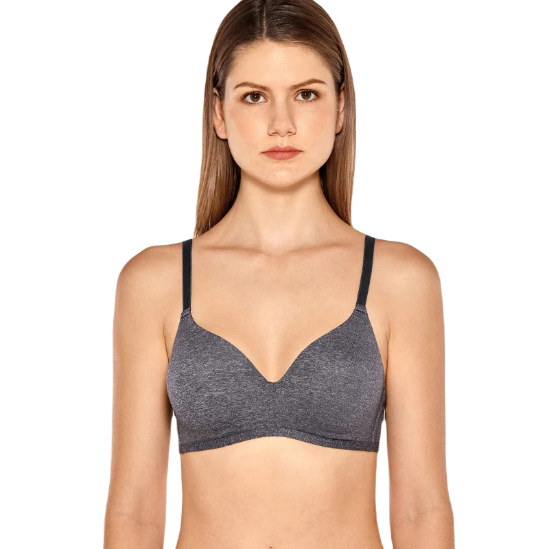 MEFIVOO Damski gładki biustonosz bez fiszbin 36DD