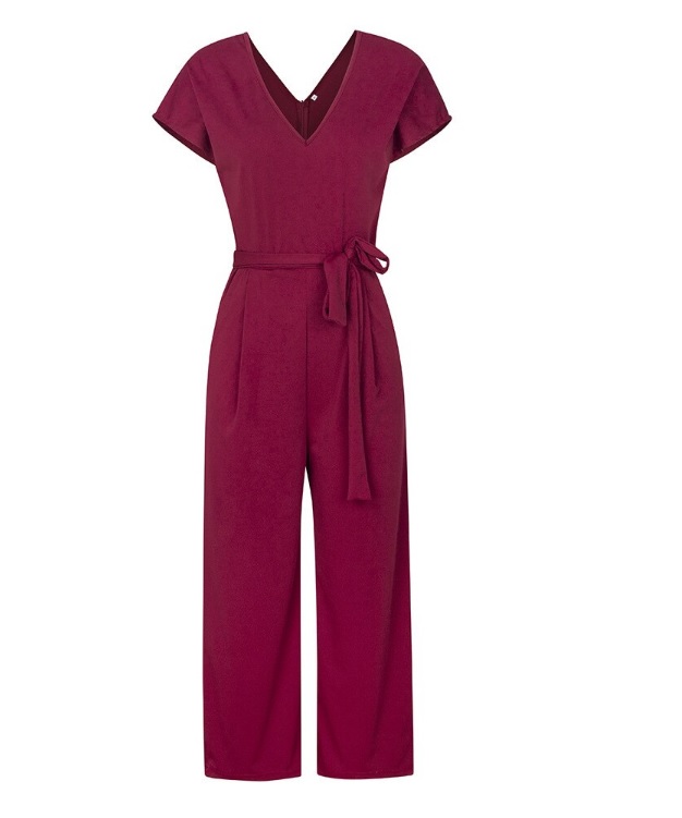 MAGICSHE Damski kombinezon z dekoltem V - obrazek 2