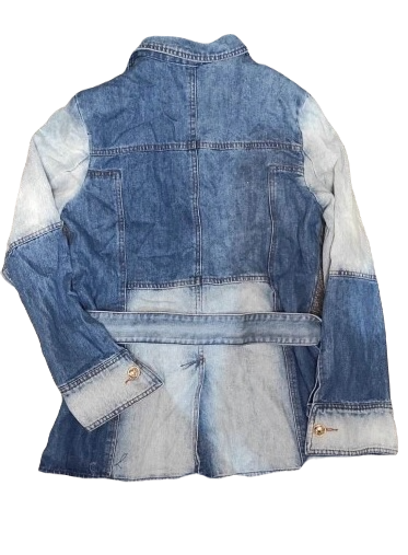 Damska przejściowa kurtka jeansowa - obrazek 2