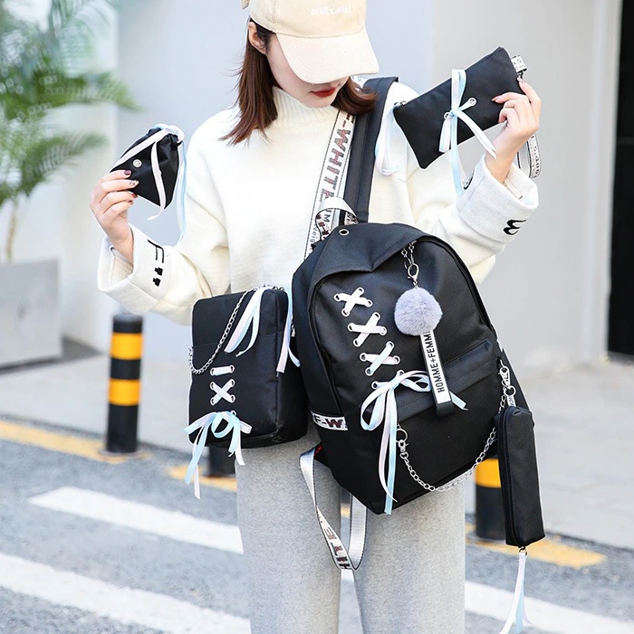 PHU NIAN Młodzieżowy 5-częsciowy plecak - obrazek 2