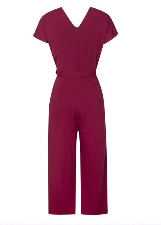 MAGICSHE Damski kombinezon z dekoltem V - obrazek 4