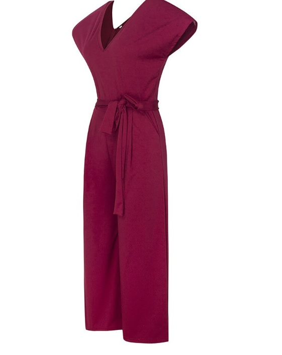 MAGICSHE Damski kombinezon z dekoltem V - obrazek 3