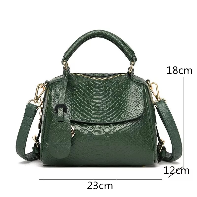 DREAM PARIS Skórzana torebka na ramię - obrazek 2