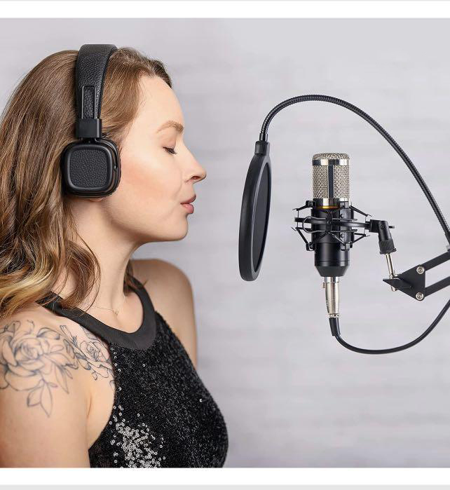 ZESTAW MIKROFON+STATYW +BM800 Kardioidalny - obrazek 3