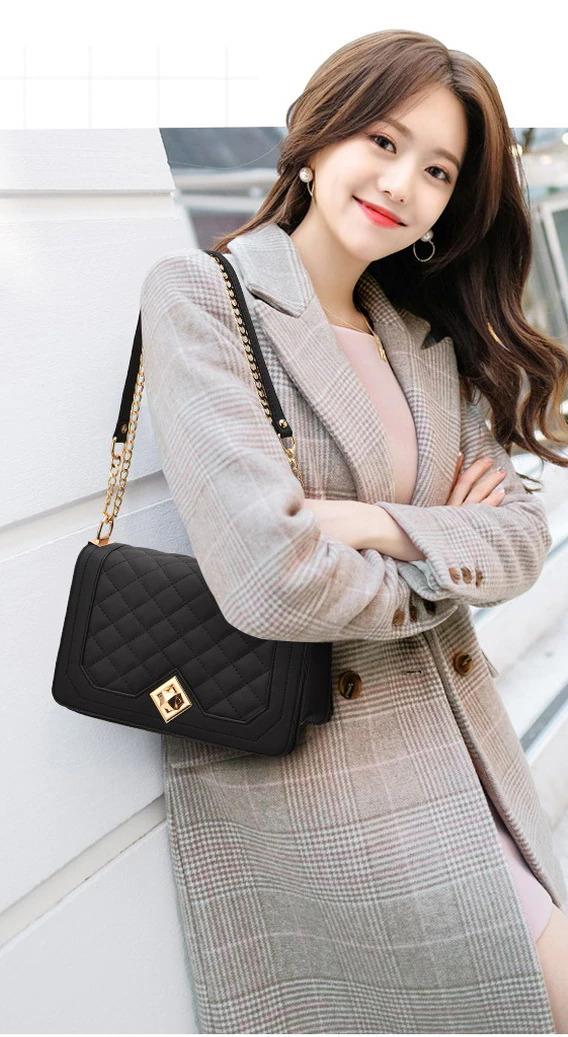 FUNMARDI Damska torebka na łańcuszku - obrazek 3