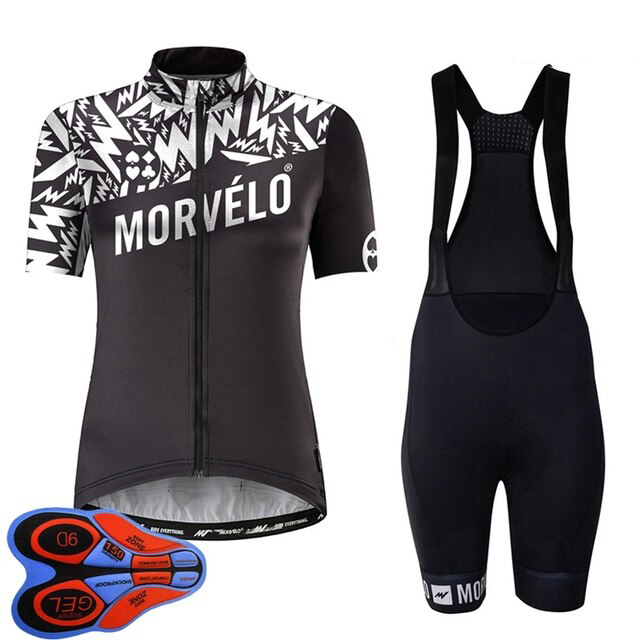 MORVELO Damski komplet rowerowy letni