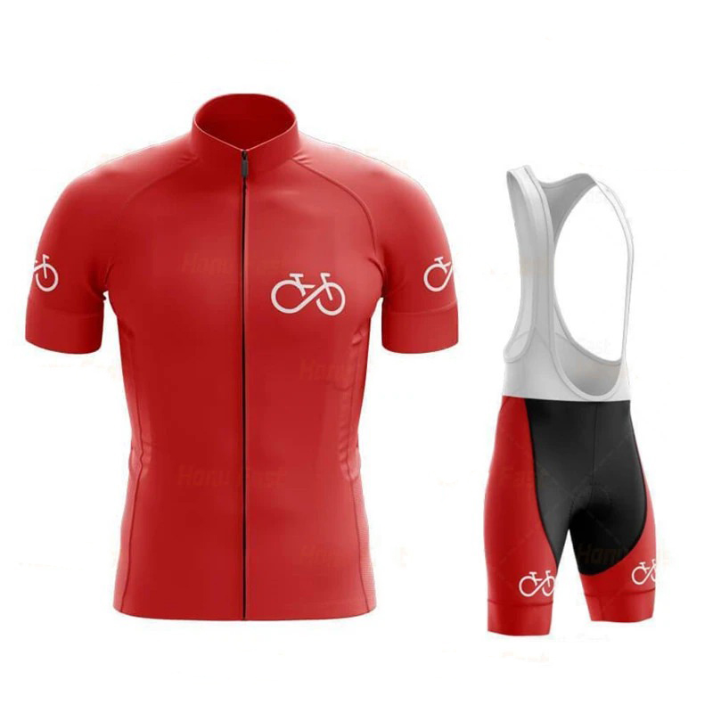 Komplet rowerowy z krótkim rękawem