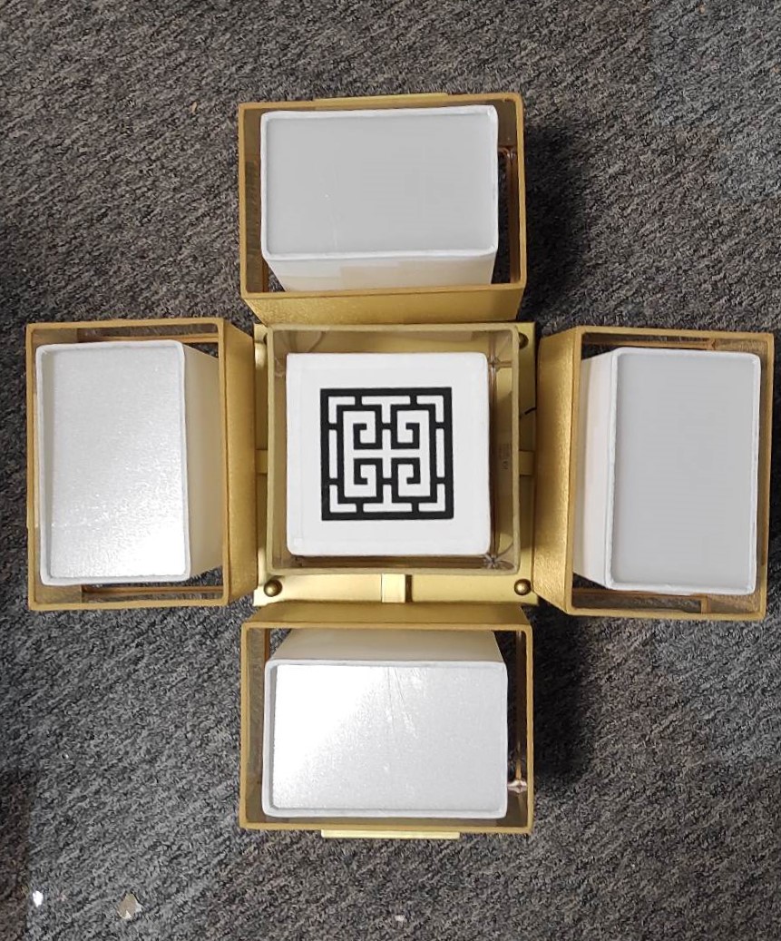 Nowoczesna chińska Lampa Sufitowa E27 - obrazek 4