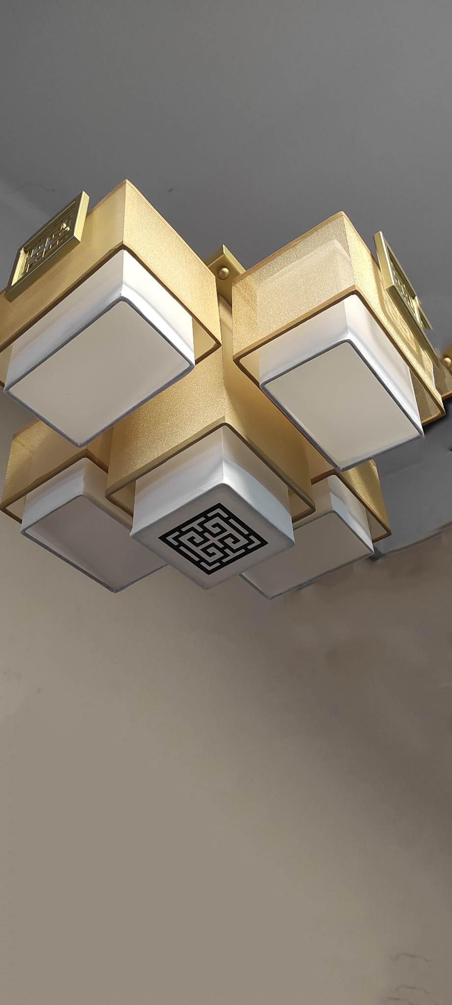 Nowoczesna chińska Lampa Sufitowa E27 - obrazek 2