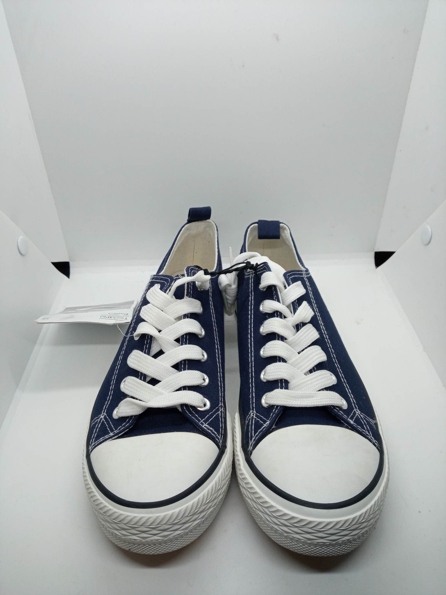 TOM AND ROSE Damskie klasyczne trampki granatowe - obrazek 3