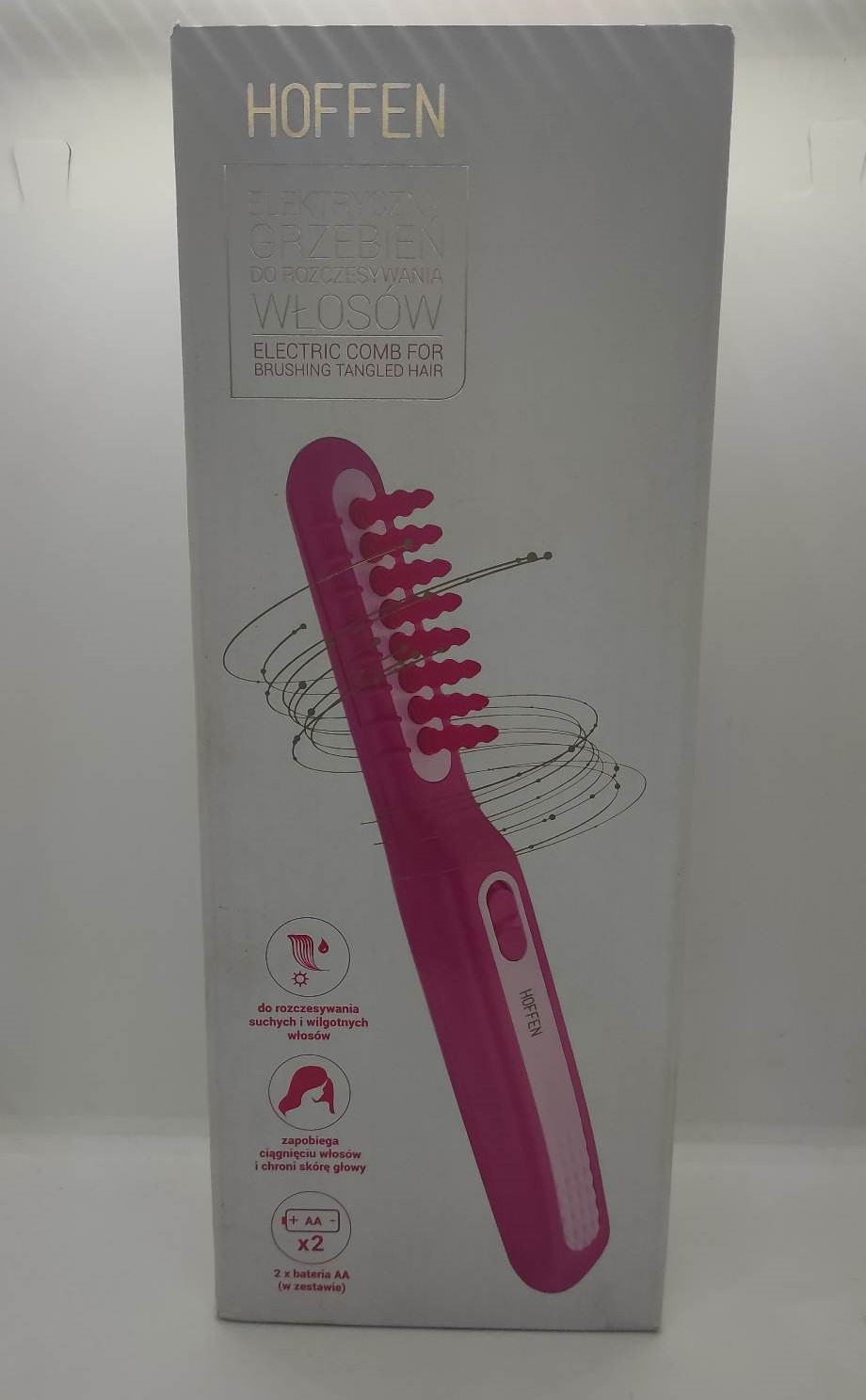 Elektryczny grzebień do rozczesywania włosów - obrazek 3