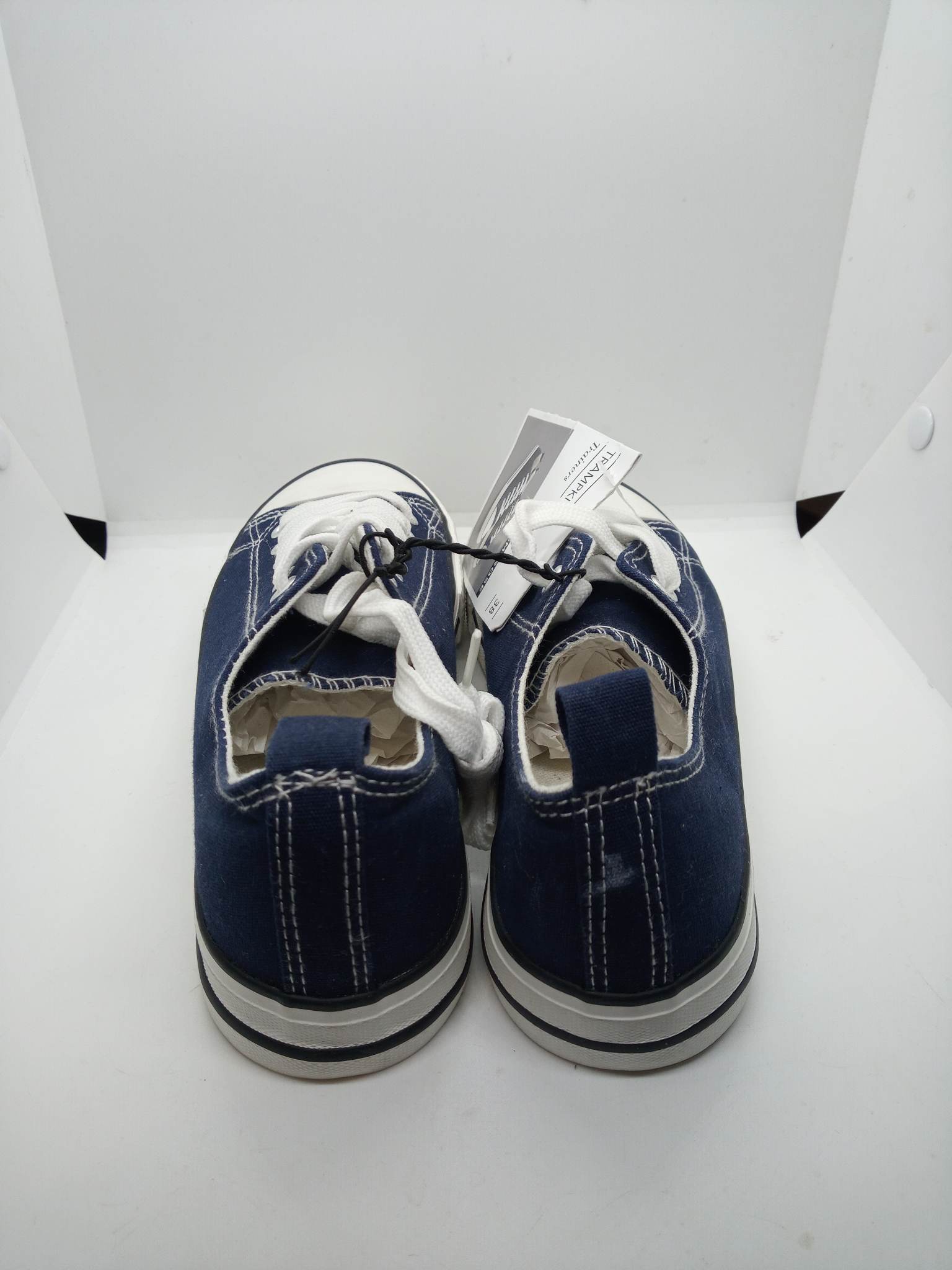 TOM AND ROSE Damskie klasyczne trampki granatowe - obrazek 2