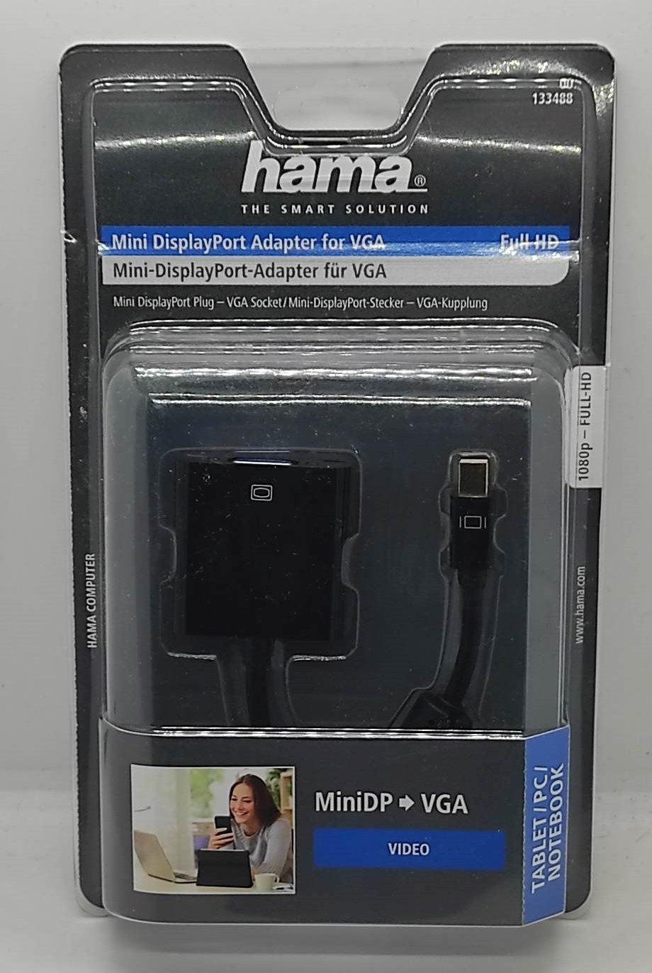 Adapter HAMA MiniDP-VGA - obrazek 2