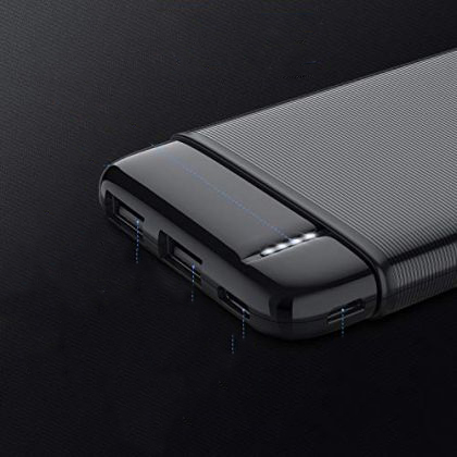 5000Mah Czarny PowerBank RN05 - obrazek 5