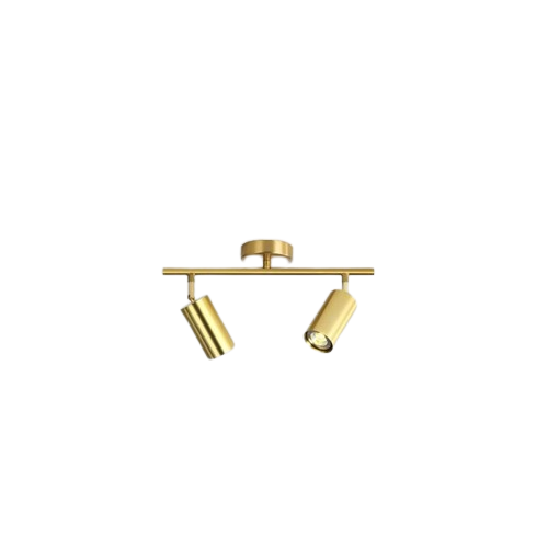 Regulowane oświetlenie sufitowe GU10 ZŁOTE