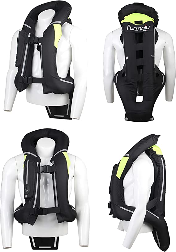 FUANQIU Kamizelka motocyklowa z poduszka powietrzną - obrazek 4