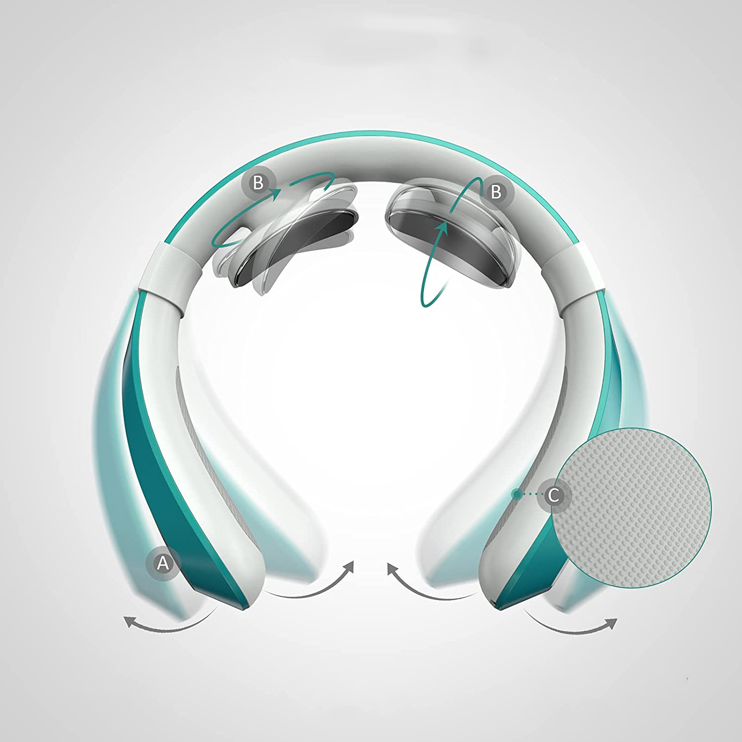 MASAŻER DO SZYI TUREJO ST-304 - obrazek 2