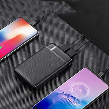 5000Mah Czarny PowerBank RN05 - obrazek 3