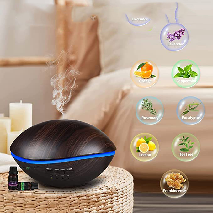 HAPPYGOO Nawilżacz ultradźwiękowy z olejkami eterycznymi - obrazek 3