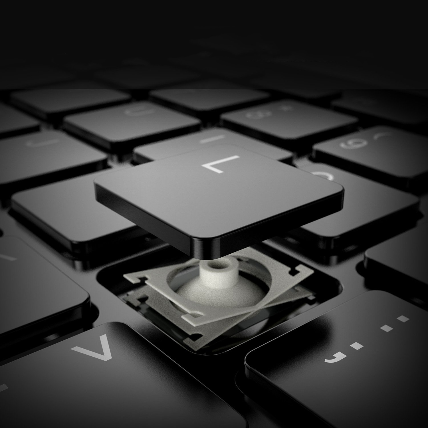 Jelly Comb KUT019 Bezprzewodowa mysz z klawiaturą - obrazek 3