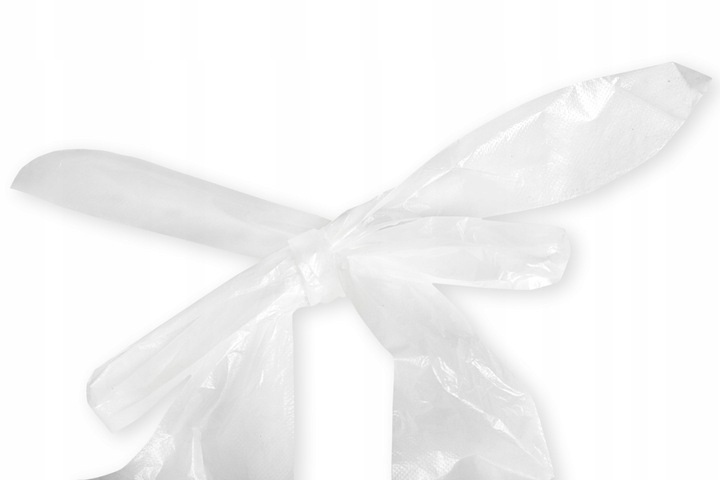 Fartuch jednorazowy foliowy przedni 138cm 100szt - obrazek 2