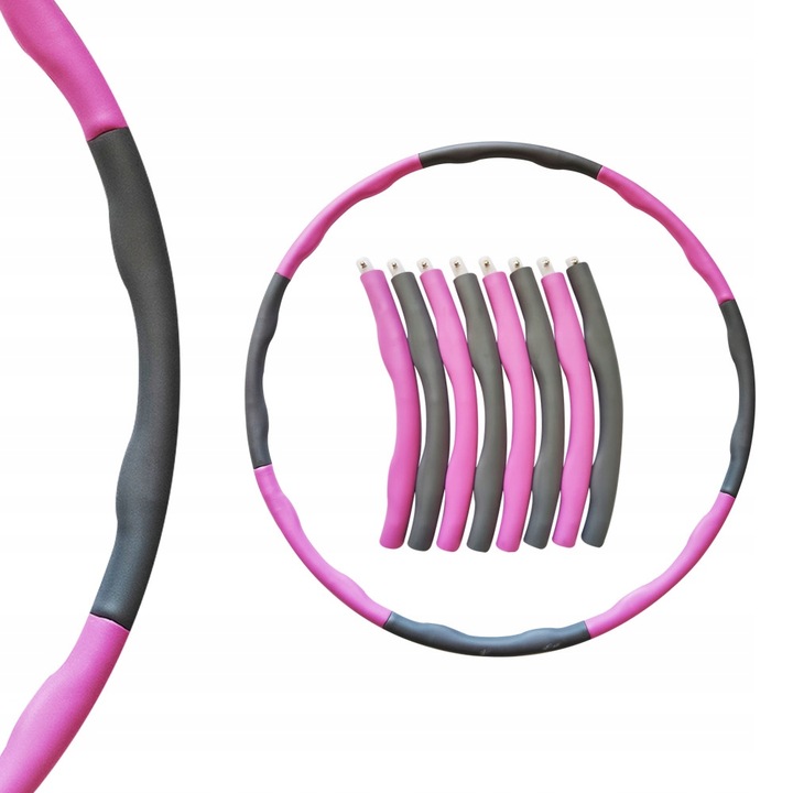 Koło Hula Hop Piankowe Odchudzające 75-95 Masażer - obrazek 2