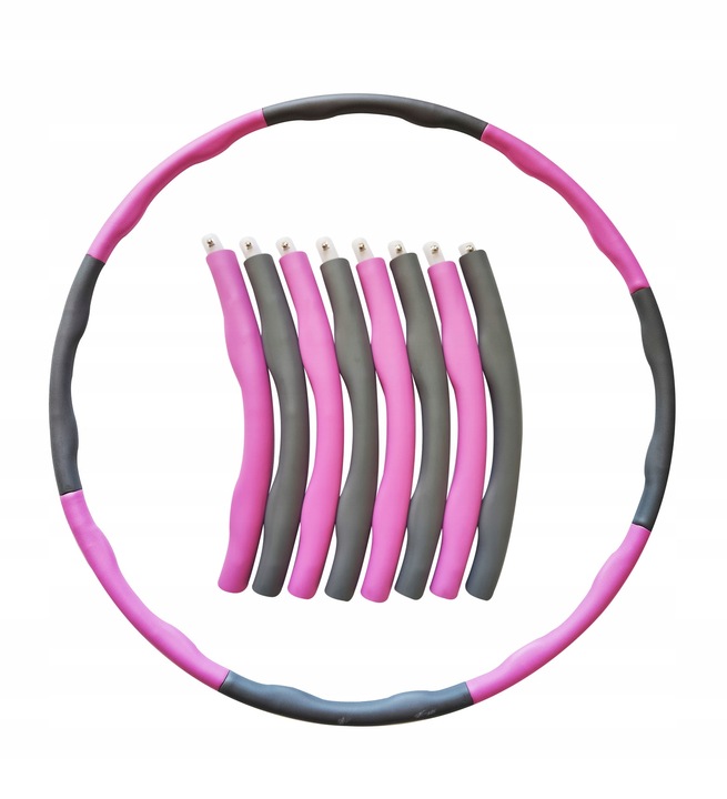 Koło Hula Hop Piankowe Odchudzające 75-95 Masażer - obrazek 4