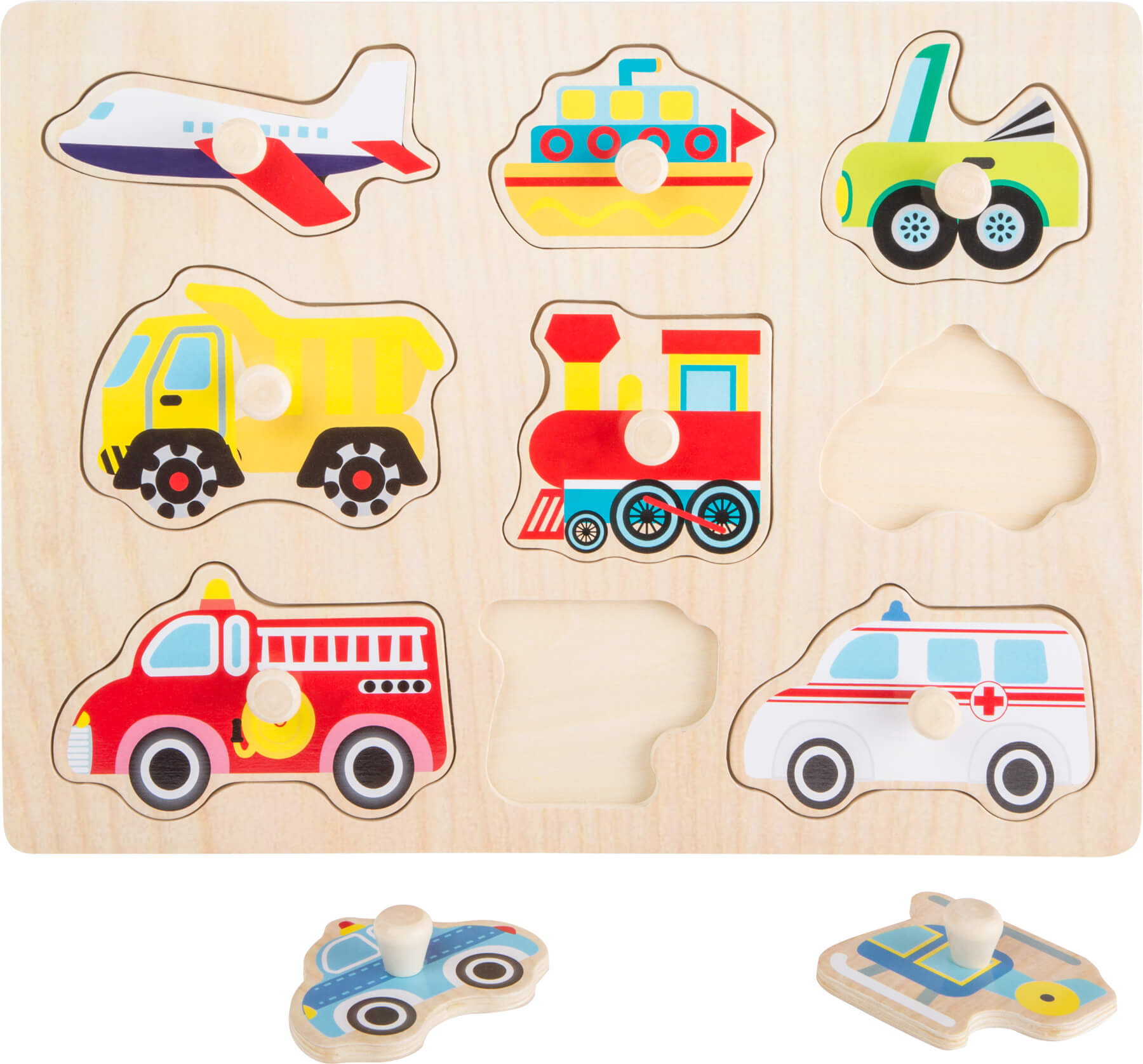 SMALL FOOT 10446 PUZZLE POJAZDY - obrazek 2