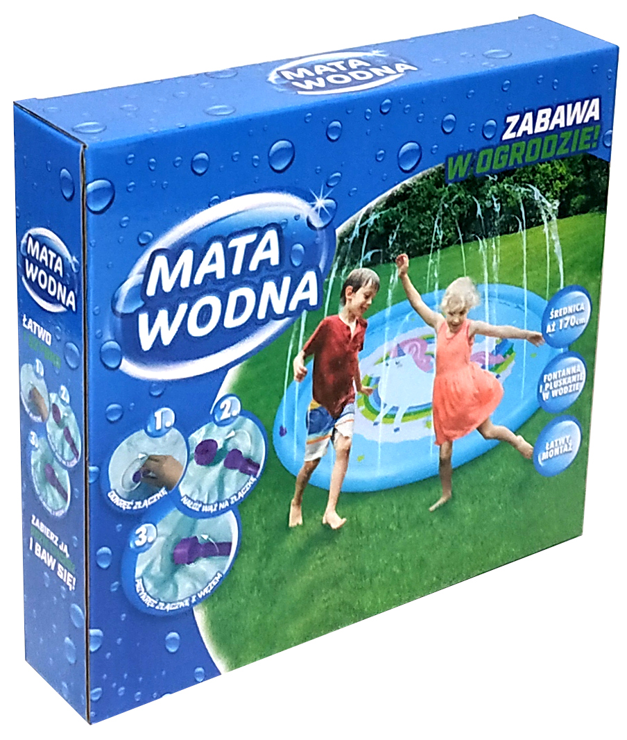 Mata wodna ogrodowa okrągła 170cm Jednorożec - obrazek 2