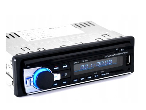 RADIO SAMOCHODOWE BLUETOOTH MIKROFON USB JSD520 - obrazek 4