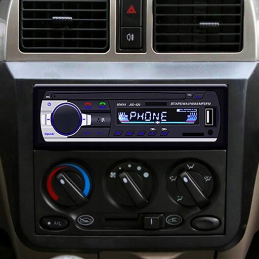 RADIO SAMOCHODOWE BLUETOOTH MIKROFON USB JSD520 - obrazek 5