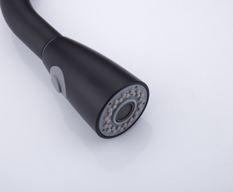 Kran Bateria Kuchenna Czarny Mat - obrazek 2