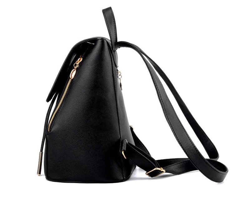 Damski plecak Casual Czarny - obrazek 3