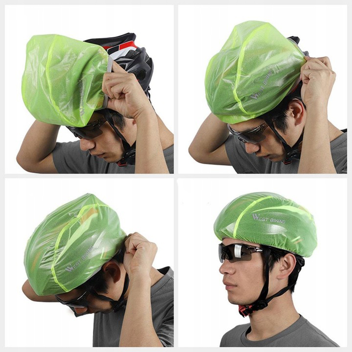 POKROWIEC NA KASK ROWEROWY ŻÓŁTY SEVEN FOR 7