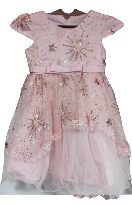 Dziecięca tiulowa sukienka z cekinami