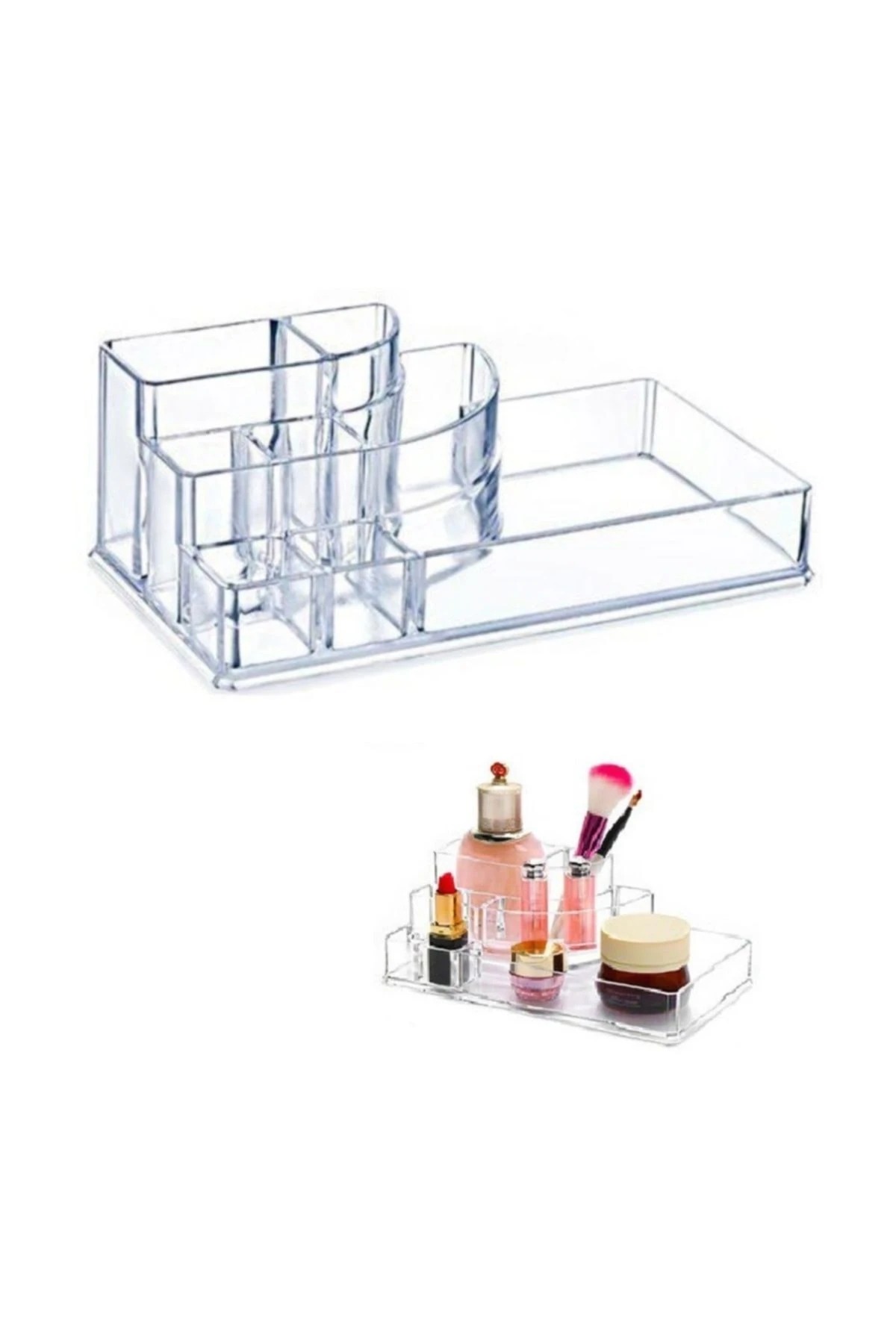 Organizer na kosmetyki bezbarwny