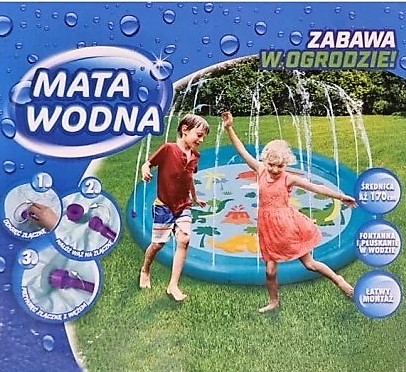 Mata wodna ogrodowa okrągła 170cm DINO