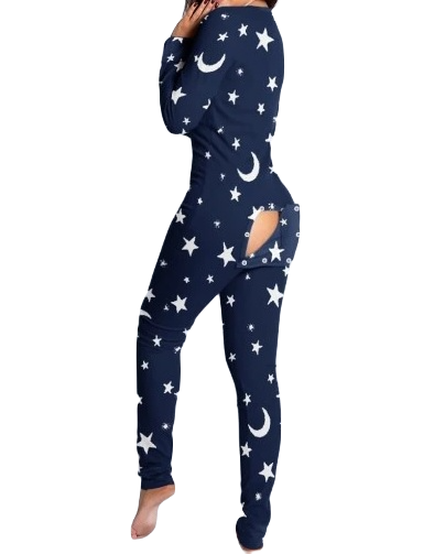 Kombinezon piżama w gwiazdki