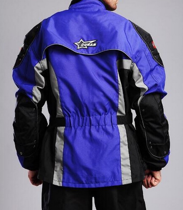 DUHAN Męska ocieplana kurtka motocyklowa z ochraniaczami - obrazek 2