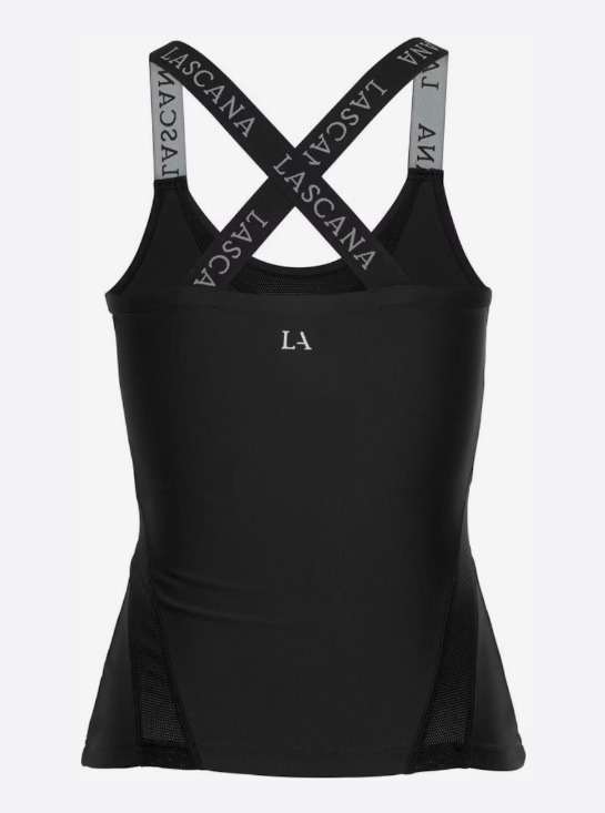 LASCANA ACTIVE Sportowy top w kolorze czarnym - obrazek 2