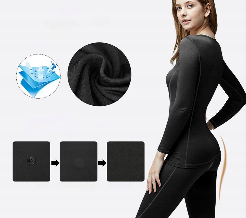 MEETYOO Damska bielizna termoaktywna - obrazek 3