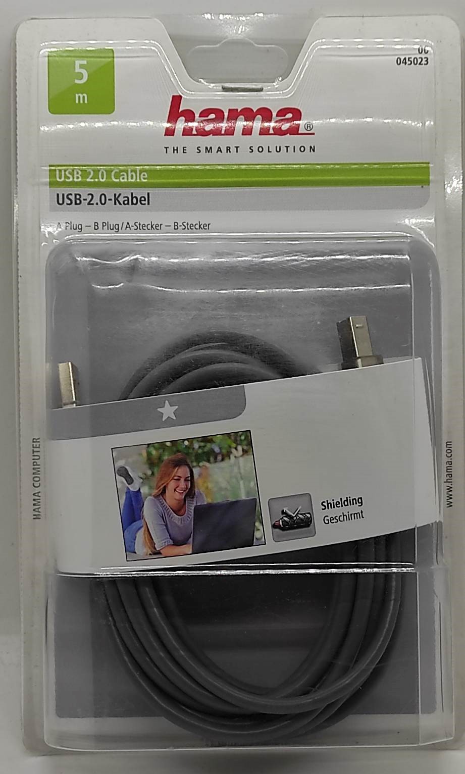 Kabel HAMA USB TYP A -USB TYP B - obrazek 2