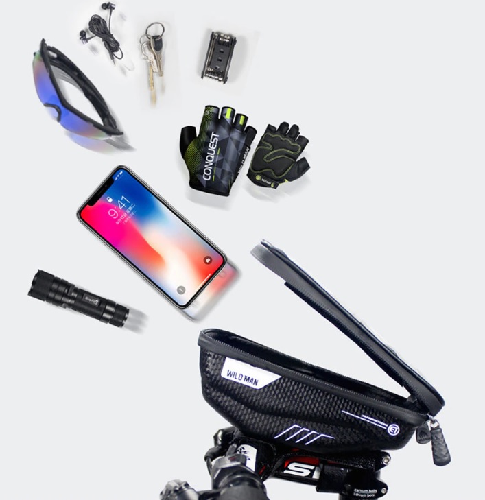WILD MAN Wodoodporna sakwa rowerowa na smartfona - obrazek 7