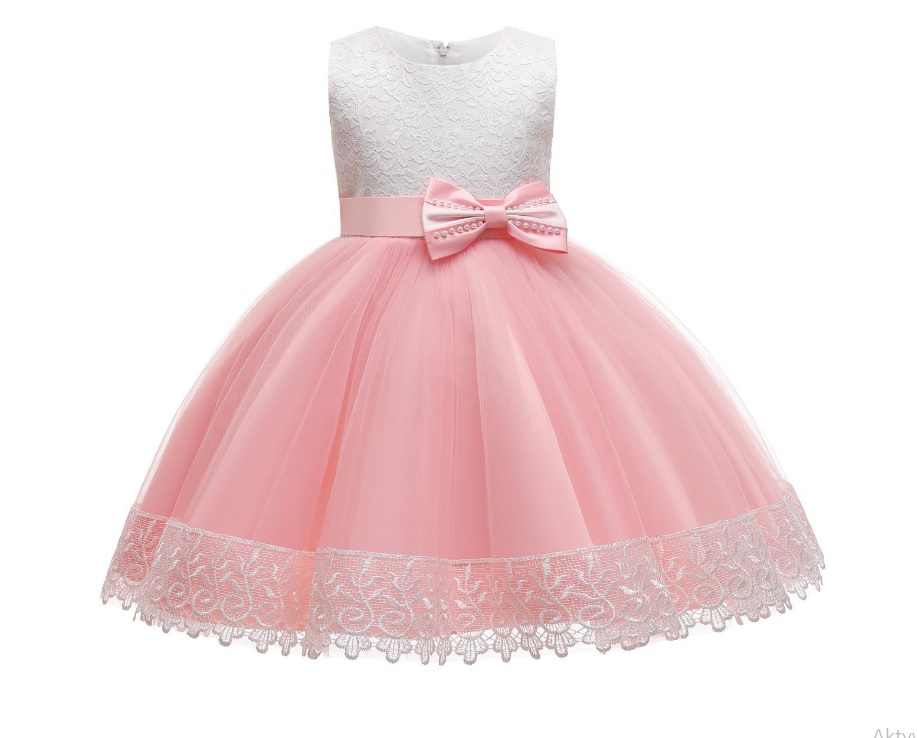 Tiulowa sukienka księżniczka z kokardą