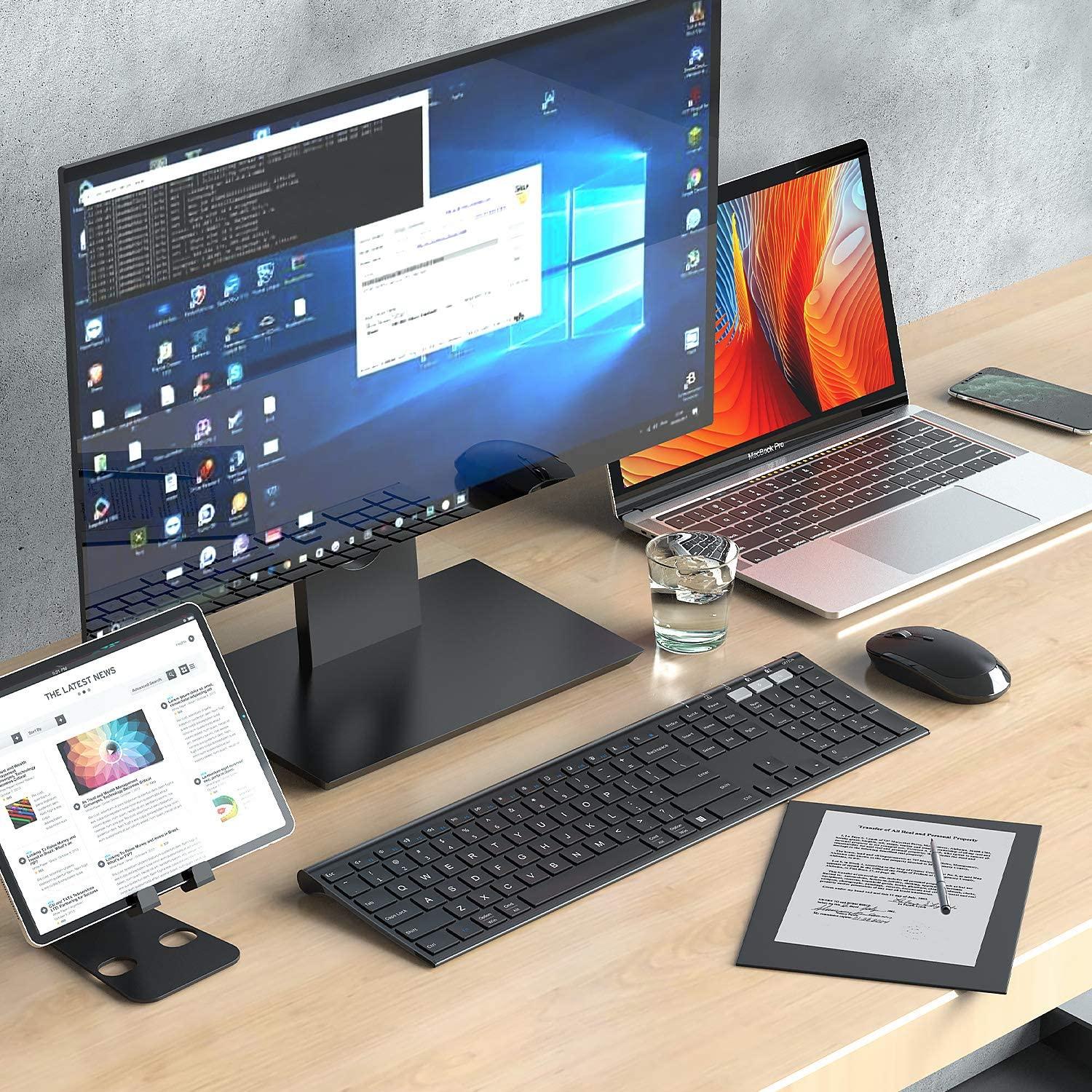 Jelly Comb KS15BS-3 Bezprzewodowa mysz z klawiaturą - obrazek 4