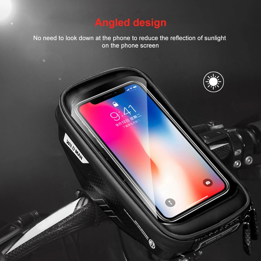 WILD MAN Wodoodporna sakwa rowerowa na smartfona - obrazek 2