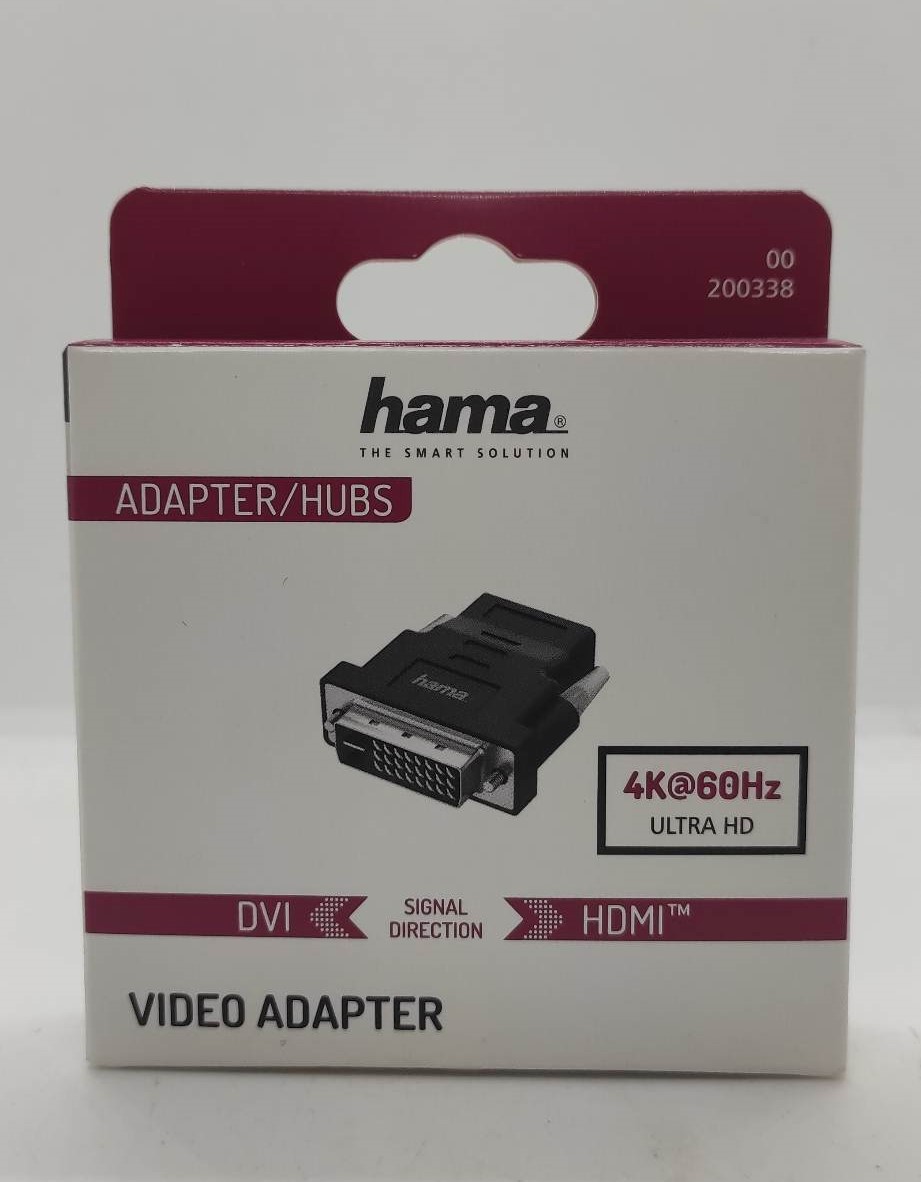 HAMA Video Adapter DVI- HDMI 4K - obrazek 2